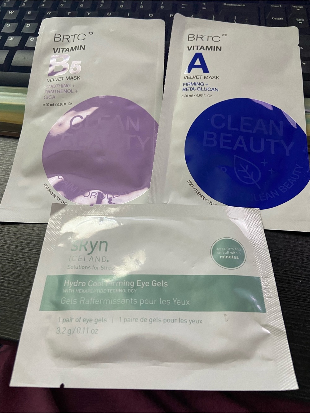 Bundle #4 - Sky Hydro Cooling Firming Eye Gels — White with Mint Green Accent